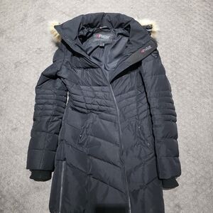 Pajar Women's Black Puffer Jacket with Fur Trim